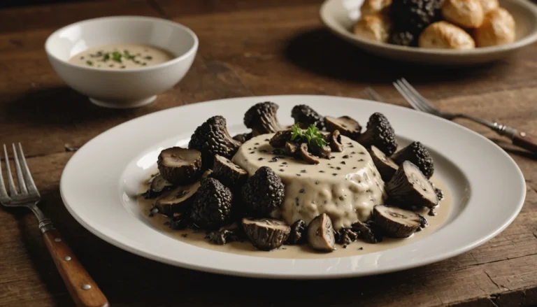 sauce à la crème et aux morilles