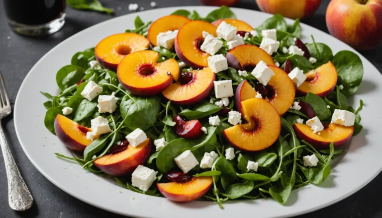 salade nectarine feta