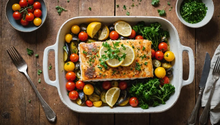 merlu recette au four