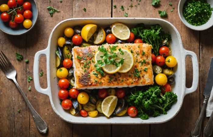 merlu recette au four